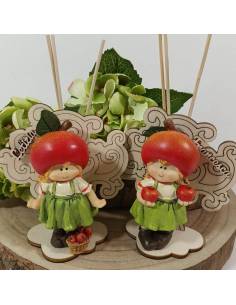 Bomboniera profumatore albero della vita bimba folletto mela