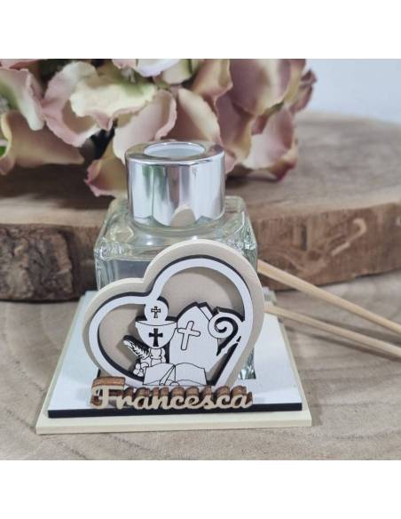 Profumatori bomboniere Comunione e Cresima nome festeggiato