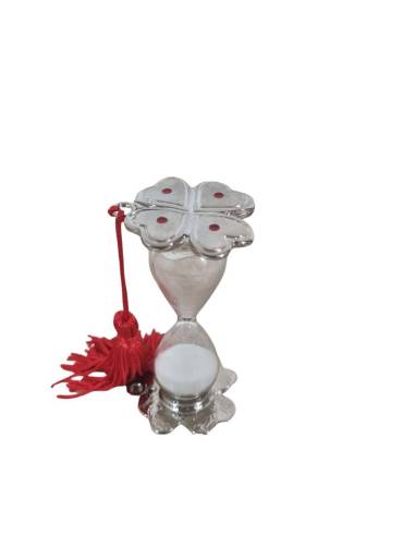 Bomboniere laurea clessidra quadrifoglio