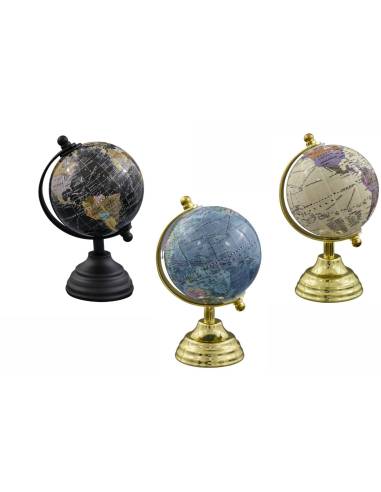 Bomboniere mappamondo elegante tre colori