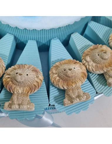 Torta bomboniere leone in ceramica Spedizione inclusa| Sindy Bomboniere