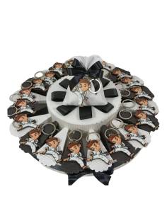 Torta bomboniera karate tunica bianca sport