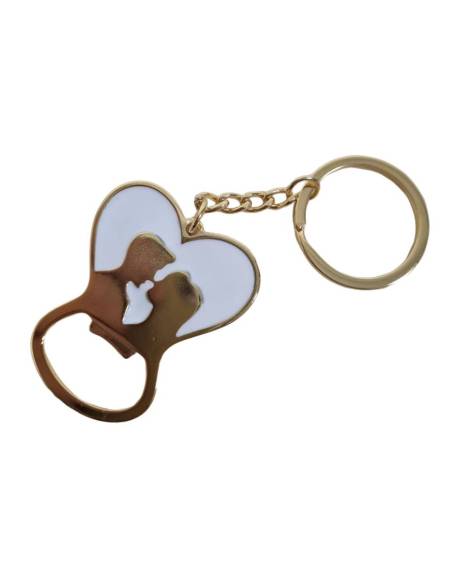 Bomboniere utili matrimonio apribottiglia sposi a portachiavi