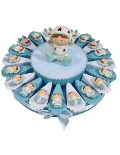 Torta bomboniere astronauta bimbo calamita