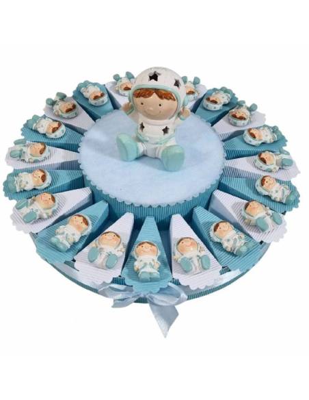 Torta bomboniere astronauta bimbo calamita