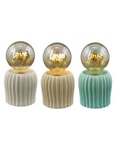 Bomboniere matrimonio lampada luce led scritta LOVE