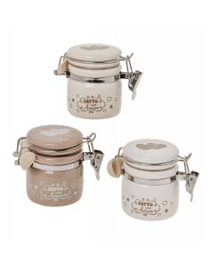 Barattoli Bomboniere frase con cucchiaino in legno