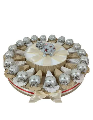 Torta Bomboniere Cresima coccinelle strass eleganti