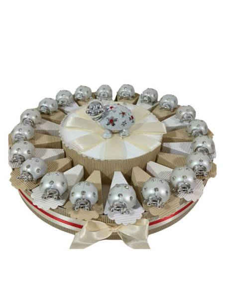 Torta Bomboniere Cresima coccinelle strass eleganti