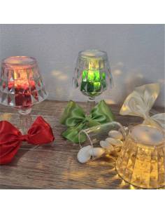 Portaconfetti Bomboniere lampada led per ogni evento