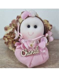 Bon bon profumato bambolina sacchetto rosa