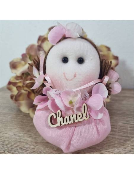 Bon bon profumato bambolina sacchetto rosa
