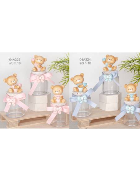 Bomboniere orsetto vasetto linea Buby