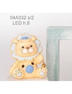 Bomboniere Battesimo leone lampada led