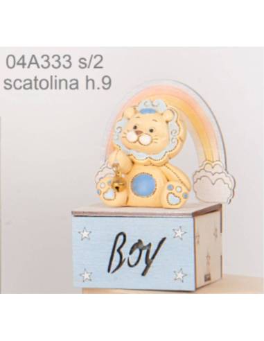 Bomboniere leone portaconfetti arcobaleno