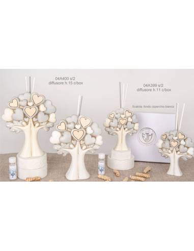 Bomboniere albero della vita profumatori Duo Coppia