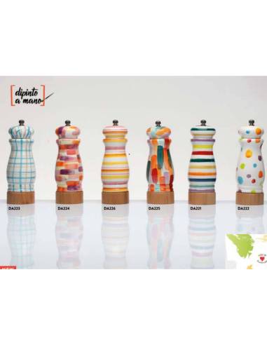 Cuorematto bomboniere macinasale dipinto a mano