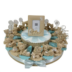 Bomboniere orsetti clip torta bomboniera completa