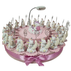 Torta bomboniere unicorno portafoto luna