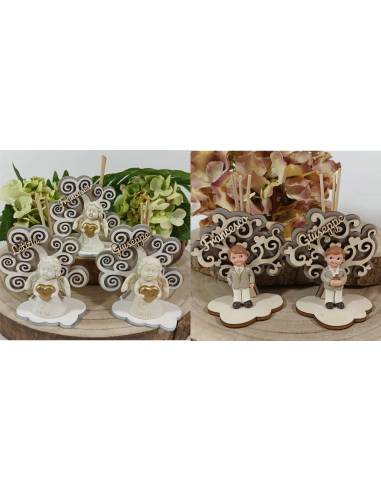 Bomboniere Comunione con nome profumatore albero della vita