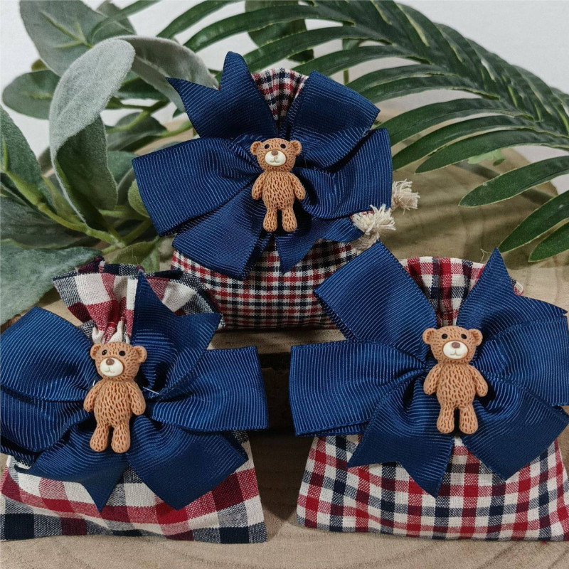 Sacchetti nascita ricordini economici con orsetti