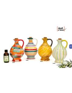 Oliera ceramica bomboniere Cuorematto dipinte a mano offerte 2