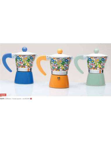 Caffettiere bomboniere Cuorematto assortite Fiorello