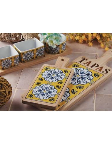Bomboniere taglieri linea Valery fantasia maioliche