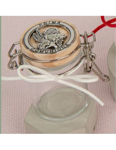 Barattoli bomboniere Comunione utili ermetico e con simbolo