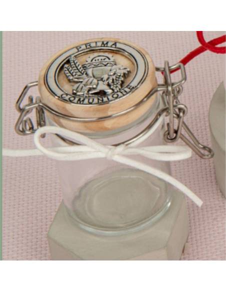 Barattoli bomboniere Comunione utili ermetico e con simbolo