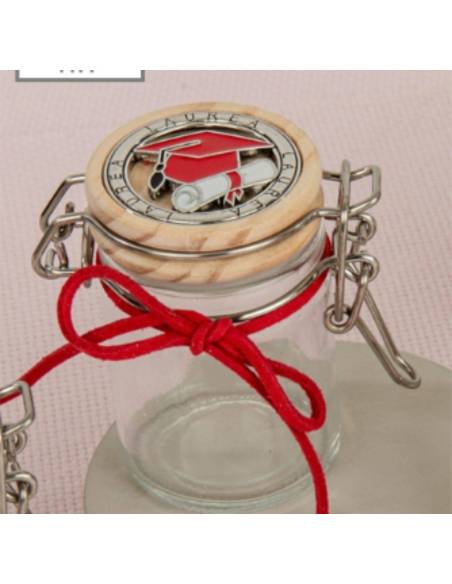 Barattoli ermetici bomboniere laurea utili con simbolo