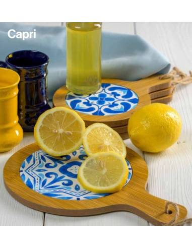 Bomboniere utili taglieri formaggi  e apribottiglia linea Capri