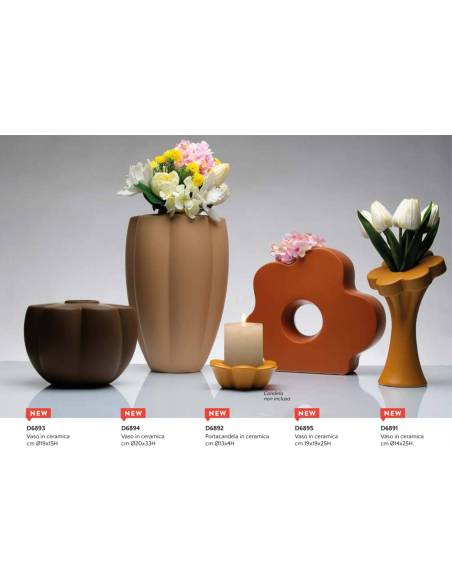 Portafiori bomboniere Cuorematto in ceramica shop online