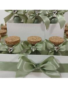 Torta bomboniere matrimonio civile moglie e moglie vasetti in vetro 2