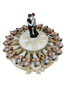 Idea bomboniere unione civile vasetti topper marito e marito