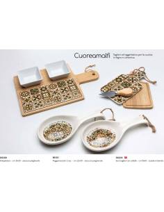 Cuorematto bomboniere utili cucina in legno e ceramica