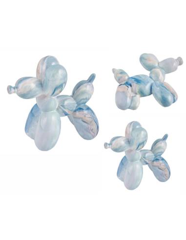 Ballon dog bomboniere Battesimo bimbo cagnolini marmorizzati