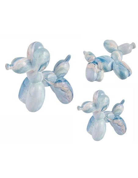 Ballon dog bomboniere Battesimo bimbo cagnolini marmorizzati