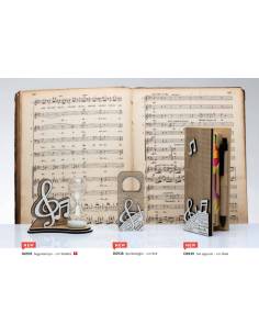 Bomboniere tema musica utili Cuorematto in legno 2