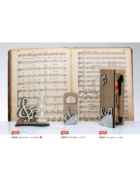 Bomboniere tema musica utili Cuorematto in legno | Sindy Bomboniere