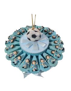 Torta di bomboniere calcio magnete della Nazionale Italiana