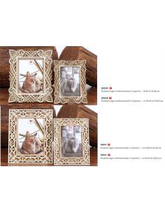 Cuorematto bomboniere portafoto in legno tridimensionale 2