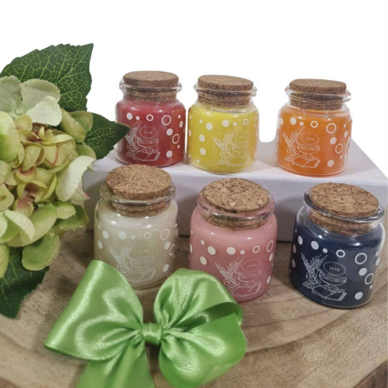 Bomboniere Prima Comunione candela profumata