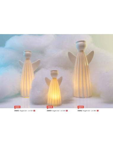 Angioletti bomboniere Cuorematto solidali luce led