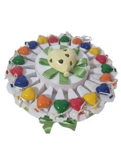 Bomboniere compleanno palloncino cuore torta portaconfetti