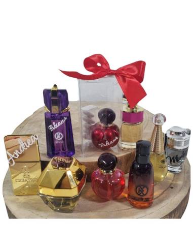 Profumi bomboniere equivalenti personalizzati con nome misti