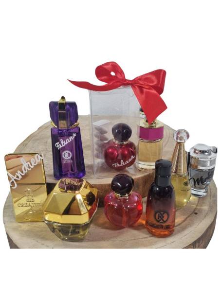 Profumi bomboniere equivalenti personalizzati con nome misti