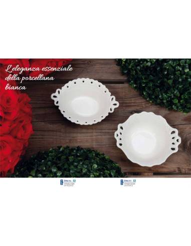 Bomboniere Matrimonio utili in porcellana lucida Morena design