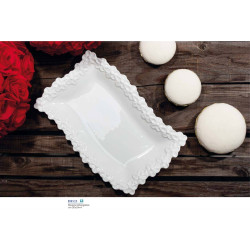 Bomboniere utili Matrimonio Anniversario in porcellana bianca lucida Morena design