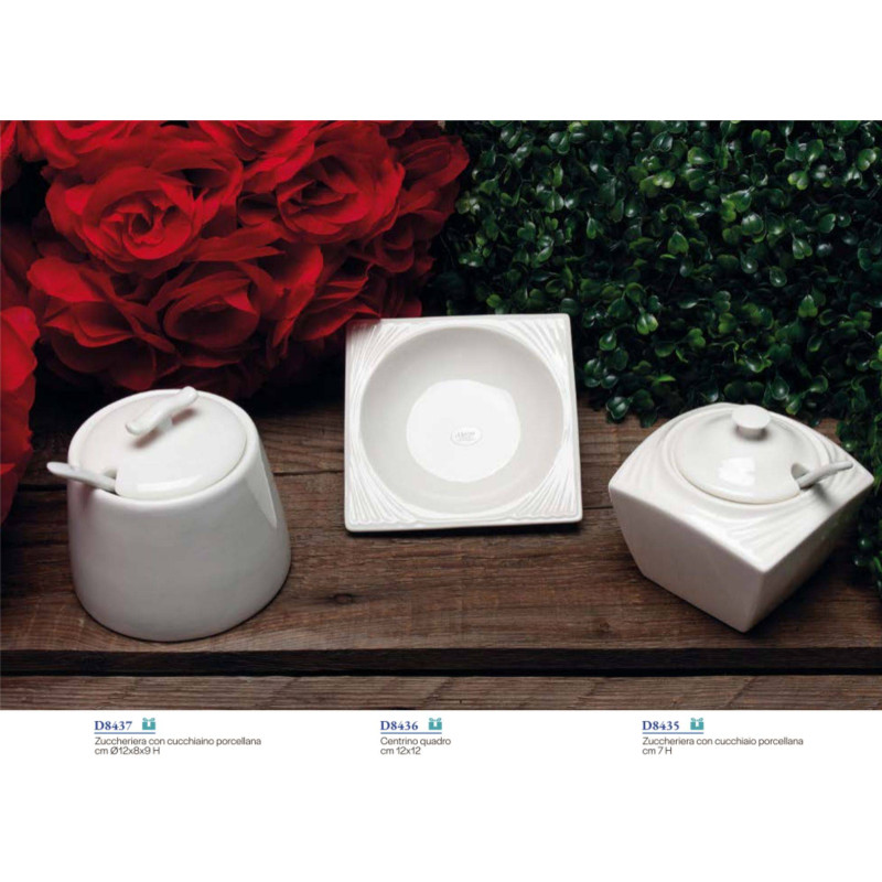 Bomboniere utili Matrimonio Anniversario in porcellana bianca lucida Morena design | Sindy Bomboniere